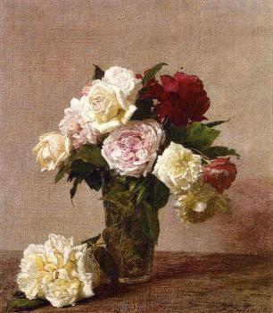 Henri Fantin-Latour : Roses XIV
